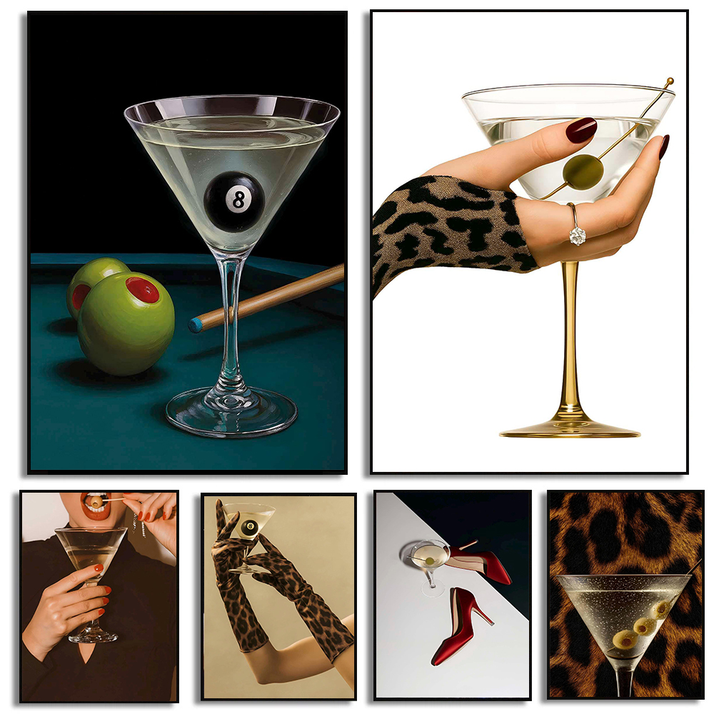 Luxury Lifestyle Magazine - Luxury Cocktail Fashion Poster Trendy Magazine
