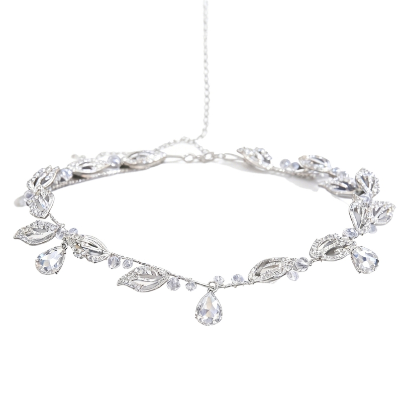 Luxury Lifestyle Hair - HX6F Shimmering Rhinestones Trimmed Headband Delicate