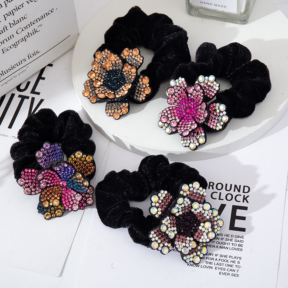 Women Rhinestone Scrunchies Ve – обзор и цена Velvet Jewelry Box
