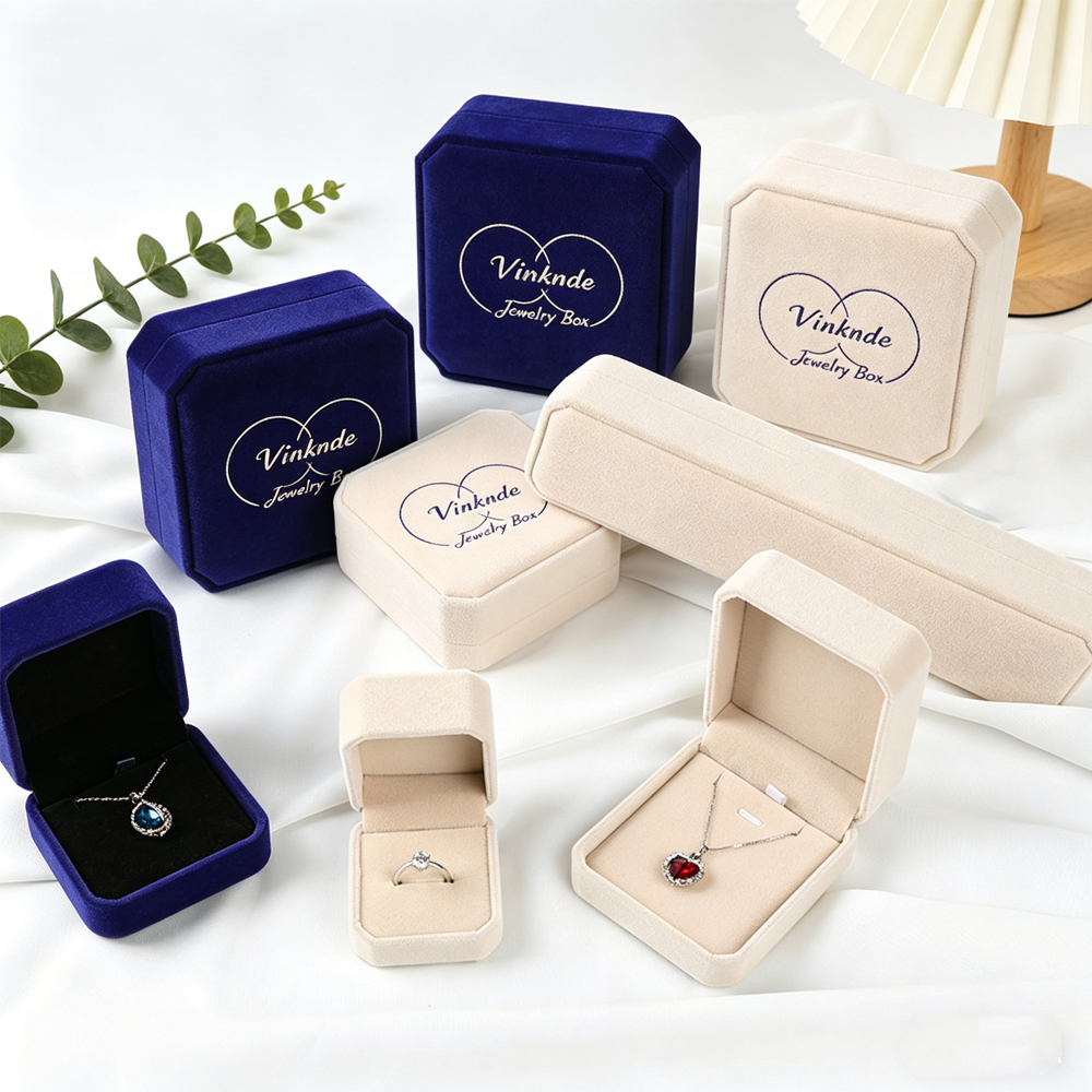 50Pcs Custom Logo Bulk 7x10cm  – обзор и цена Velvet Jewelry Box