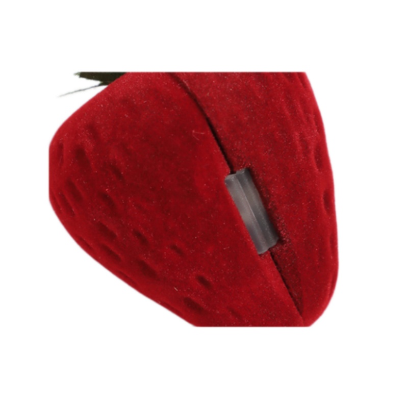 Cute Strawberry Ring Box Straw – обзор и цена Velvet Jewelry Box