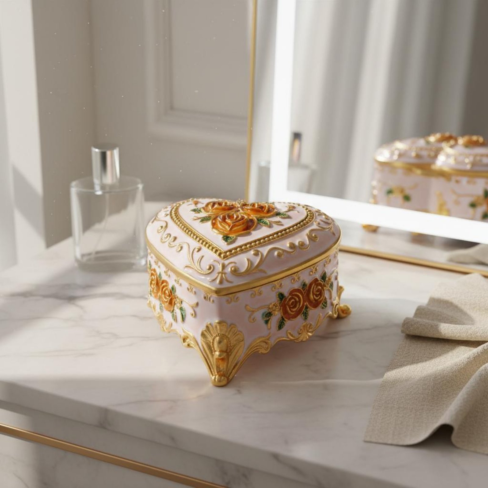 Floral Pattern Jewelry Box Ena – обзор и цена Velvet Jewelry Box
